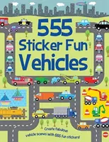 555 Veicoli divertenti con gli adesivi - 555 Sticker Fun Vehicles