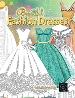 Libro da colorare di abiti di moda per adulti, libro da colorare di abiti belli: Libri da colorare con motivi geometrici per adulti - Beautiful fashion dresses coloring book for adults, beautiful dresses coloring book: Geometric pattern coloring books for adults