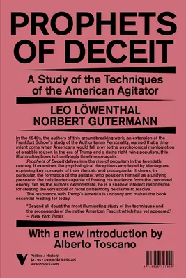 Profeti dell'inganno: uno studio sulle tecniche dell'agitatore americano - Prophets of Deceit: A Study of the Techniques of the American Agitator