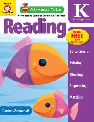 Tutor a casa Lettura, grado K - At Home Tutor Reading, Grade K
