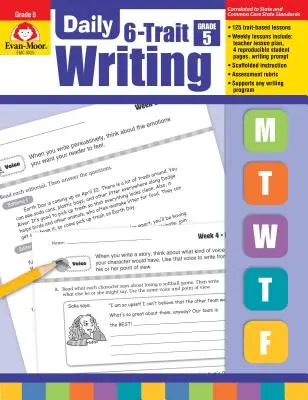 Scrittura giornaliera a 6 tratti, Grade 5 - Daily 6-Trait Writing Grade 5