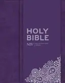 Bibbia NIV Thinline viola a toni tenui con chiusura a zip - NIV Thinline Purple Soft-Tone Bible with Clasp