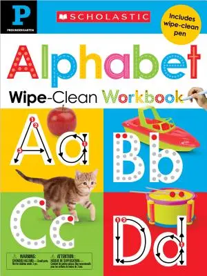 Libro di lavoro dell'alfabeto Pre-K Wipe-Clean: Scholastic Early Learners (Wipe-Clean) - Pre-K Alphabet Wipe-Clean Workbook: Scholastic Early Learners (Wipe-Clean)
