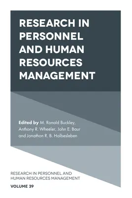 Ricerca in Gestione del personale e delle risorse umane - Research in Personnel and Human Resources Management