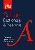 Dizionario e tesauro Gem School - Un supporto affidabile per l'apprendimento, in formato mini. - Gem School Dictionary and Thesaurus - Trusted Support for Learning, in a Mini-Format
