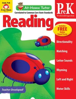 Tutor di lettura a casa, grado Pre-K - At Home Tutor Reading, Grade Pre-K