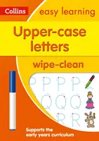 Lettere maiuscole: Libro di attività da pulire - Upper Case Letters: Wipe-Clean Activity Book