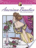 Libro da colorare di bellezze americane Creative Haven - Creative Haven American Beauties Coloring Book