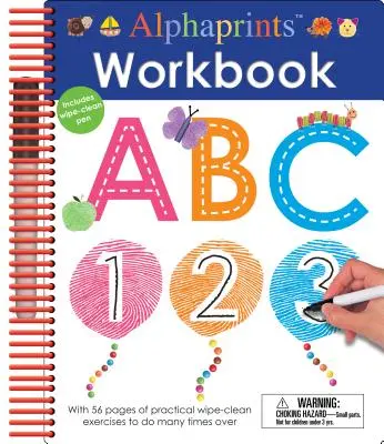 Alphaprints: Libro di lavoro ABC da pulire - Alphaprints: Wipe Clean Workbook ABC