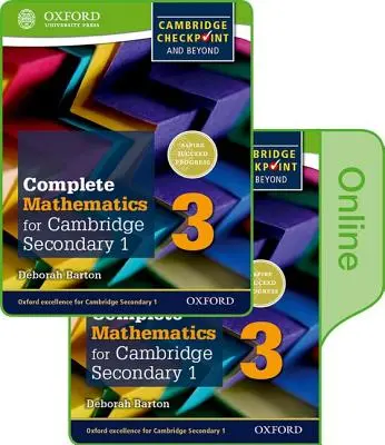 Matematica completa per Cambridge Lower Secondary Libro 3: Libro dello studente stampato e online - Complete Mathematics for Cambridge Lower Secondary Book 3: Print and Online Student Book