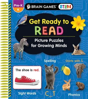 Giochi del cervello Stem - Preparati a leggere: Puzzle illustrati per menti in crescita - Brain Games Stem - Get Ready to Read: Picture Puzzles for Growing Minds