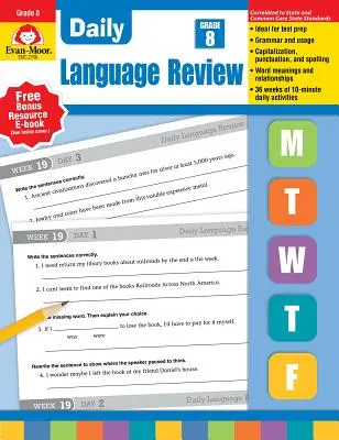 Ripasso quotidiano della lingua, Grade 8 Te - Daily Language Review, Grade 8 Te