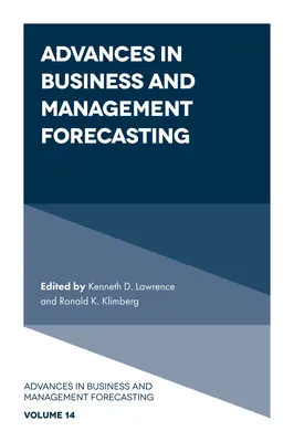 Previsioni di business e di management - Advances in Business and Management Forecasting