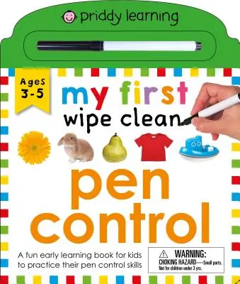 La mia prima pulizia: Controllo della penna: Un divertente libro di apprendimento precoce per i bambini per esercitare le loro abilità di controllo della penna - My First Wipe Clean: Pen Control: A Fun Early Learning Book for Kids to Practice Their Pen Control Skills