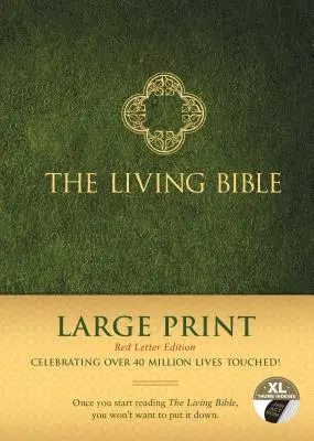La Bibbia vivente a stampa grande edizione a lettere rosse - The Living Bible Large Print Red Letter Edition