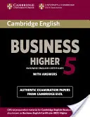 Cambridge English Business 5 Higher Student's Book with Answers (Libro dello studente con risposte) - Cambridge English Business 5 Higher Student's Book with Answers
