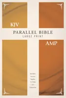 KJV, Amplificata, Bibbia parallela, stampa grande, copertina rigida, edizione a lettere rosse: Due versioni della Bibbia insieme per lo studio e il confronto - KJV, Amplified, Parallel Bible, Large Print, Hardcover, Red Letter Edition: Two Bible Versions Together for Study and Comparison