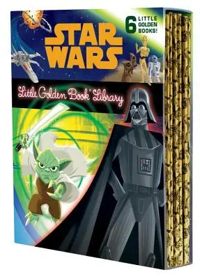 La biblioteca dei piccoli libri d'oro di Star Wars (Star Wars): La minaccia fantasma; L'attacco dei cloni; La vendetta dei Sith; Una nuova speranza; L'impero colpisce ancora - The Star Wars Little Golden Book Library (Star Wars): The Phantom Menace; Attack of the Clones; Revenge of the Sith; A New Hope; The Empire Strikes Ba