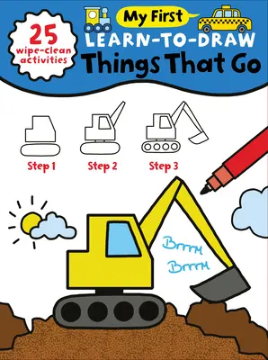I miei primi disegni: Cose che vanno: (25 attività da pulire + pennarello a secco) - My First Learn-To-Draw: Things That Go: (25 Wipe Clean Activities + Dry Erase Marker)