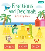 Libro di attività su frazioni e decimali - Fractions and Decimals Activity Book