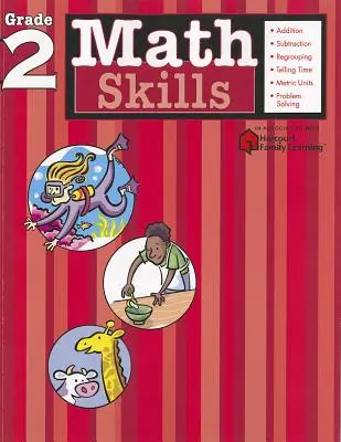 Abilità matematiche: Grado 2 (Flash Kids Harcourt Family Learning) - Math Skills: Grade 2 (Flash Kids Harcourt Family Learning)