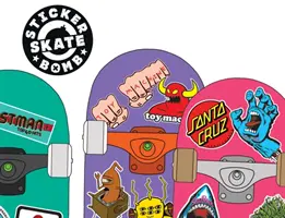 Stickerbomb Skateboard: 150 adesivi classici per lo skateboard (Studio Rarekwai (Srk)) - Stickerbomb Skateboard: 150 Classic Skateboard Stickers (Studio Rarekwai (Srk))
