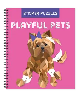 Giochi per il cervello - Sticker per lettera: Animali domestici giocosi (Puzzle con adesivi - Libro di attività per bambini) - Brain Games - Sticker by Letter: Playful Pets (Sticker Puzzles - Kids Activity Book)
