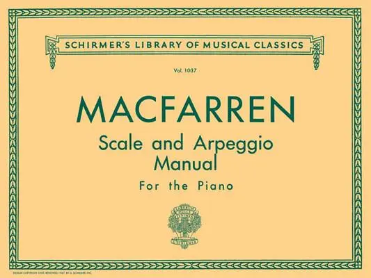 Manuale di scale e arpeggi: Schirmer Library of Classics Volume 1037 Tecnica pianistica - Scale and Arpeggio Manual: Schirmer Library of Classics Volume 1037 Piano Technique