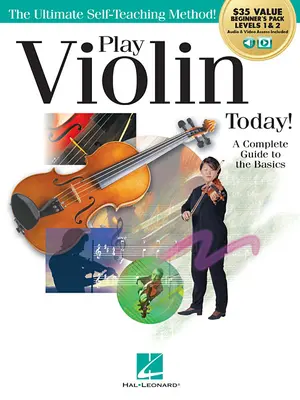 Suona il violino oggi! Pacchetto per principianti: Libri di metodo per i livelli 1 e 2 più accesso audio e video online - Play Violin Today! Beginner's Pack: Method Books for Levels 1 & 2 Plus Online Audio & Video Access