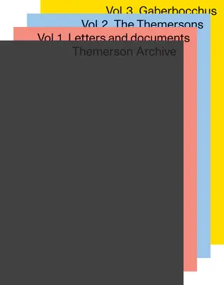 Catalogo dell'archivio Themerson, set di 3 volumi: Tre volumi - The Themerson Archive Catalogue, 3-Vol. Set: Three Volumes