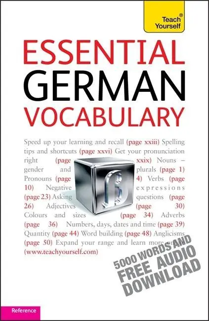 Vocabolario tedesco essenziale - Essential German Vocabulary