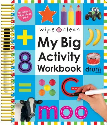 Pulire con le salviette: La mia grande cartella di lavoro di attività [con 2 penne Wipe Clean]. - Wipe Clean: My Big Activity Workbook [With 2 Wipe-Clean Pens]
