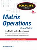 Schema di Schaum delle operazioni con le matrici - Schaum's Outline of Matrix Operations