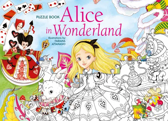 Libro di puzzle di Alice nel Paese delle Meraviglie - Alice in Wonderland Puzzle Book