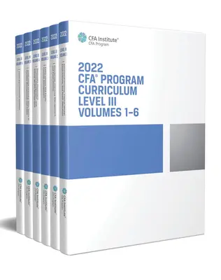 2022 Programma CFA Curriculum Livello III Box Set - 2022 CFA Program Curriculum Level III Box Set