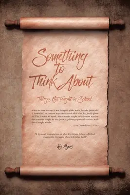 Qualcosa su cui riflettere: Cose che non si insegnano a scuola - Something to Think About: Things Not Taught in School