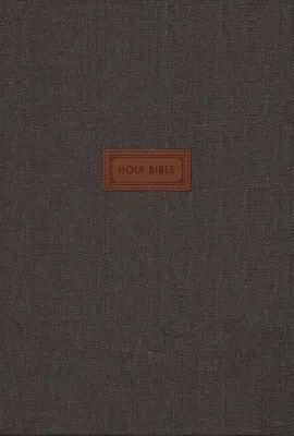 Niv, Bibbia per lo studio della Grazia e della Verità, Copertina rigida, Lettera rossa, Stampa confortevole - Niv, the Grace and Truth Study Bible, Cloth Over Board, Gray, Red Letter, Comfort Print