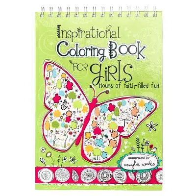 Libro da colorare ispiratore per ragazze - Inspirational Coloring Book for Girls