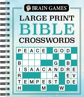 Giochi per il cervello - Cruciverba biblici in grande formato - Brain Games - Large Print Bible Crosswords