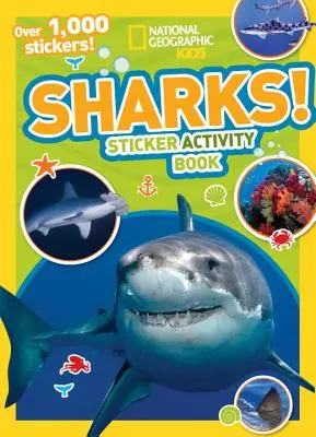 Libro di attività con adesivi sugli squali [con adesivi]. - Sharks Sticker Activity Book [With Sticker(s)]