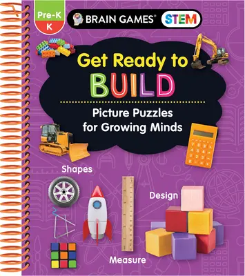 Giochi del cervello Stem - Pronti a costruire: Puzzle illustrati per menti in crescita (libro di lavoro) - Brain Games Stem - Get Ready to Build: Picture Puzzles for Growing Minds (Workbook)