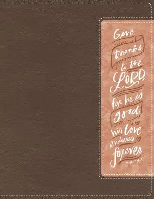 Niv, Bibbia delle belle parole, edizione aggiornata, linguette della Bibbia da spellare/applicare, pelle di vitello, marrone/rosa, lettera rossa, stampa comfort: 600+ illustrato a colori Ver - Niv, Beautiful Word Bible, Updated Edition, Peel/Stick Bible Tabs, Leathersoft, Brown/Pink, Red Letter, Comfort Print: 600+ Full-Color Illustrated Ver