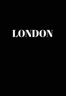 Londra: libro decorativo nero con copertina rigida per arredare scaffali, tavolini, decorazioni per la casa, design elegante delle città della moda mondiale - London: Hardcover Black Decorative Book for Decorating Shelves, Coffee Tables, Home Decor, Stylish World Fashion Cities Design