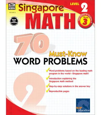 70 problemi di parole indispensabili, grado 3 - 70 Must-Know Word Problems, Grade 3