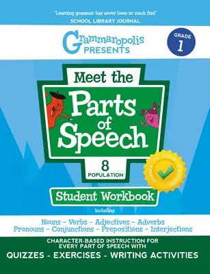 Il libro di esercizi sulle parti del discorso, Grade 1 - The Parts of Speech Workbook, Grade 1