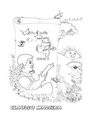 Libro da colorare degli amici immaginari di Oprah - Little Oprah's Imaginary Friends Coloring Book