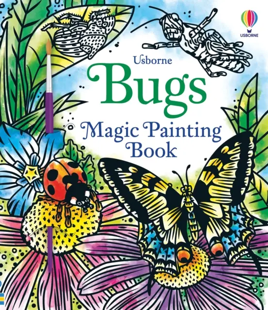 Libro di pittura magica sugli insetti - Bugs Magic Painting Book