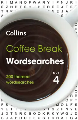 Libro delle ricerche di parole in pausa caffè 4, 4: 200 ricerche di parole a tema - Coffee Break Wordsearches Book 4, 4: 200 Themed Wordsearches