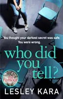 A chi l'hai detto? - Dall'autrice del bestseller “Le voci”. - Who Did You Tell? - From the bestselling author of The Rumour