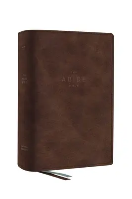 Net, Bibbia Abide, pelle e cuoio, marrone, stampa comfort: Bibbia Sacra - The Net, Abide Bible, Leathersoft, Brown, Comfort Print: Holy Bible